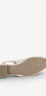 MUIL +SLINGBACK-Goud combi kleur