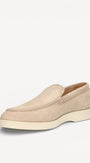 Heren instapper-Beige suède/nubuck
