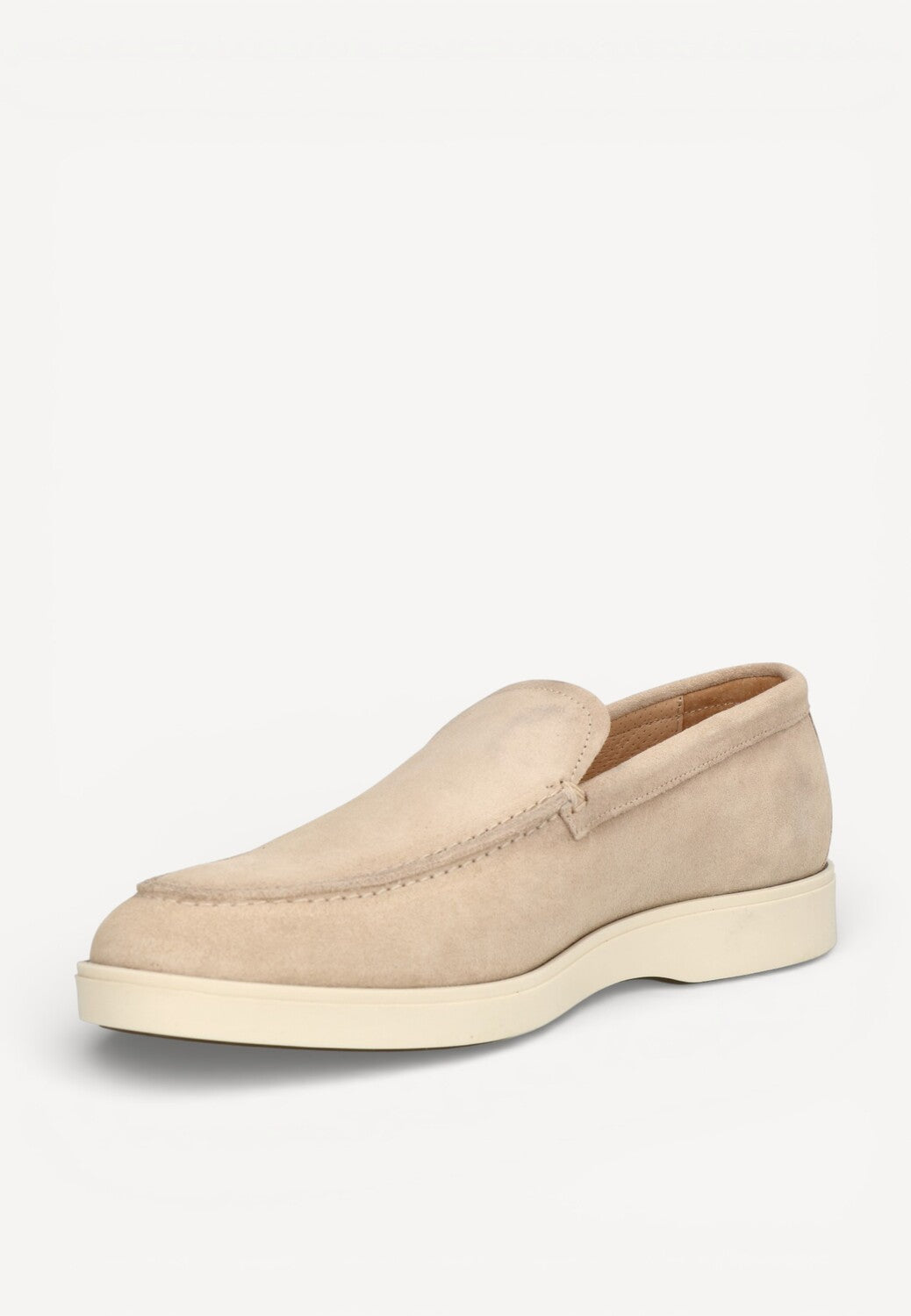 Heren instapper-Beige suède/nubuck