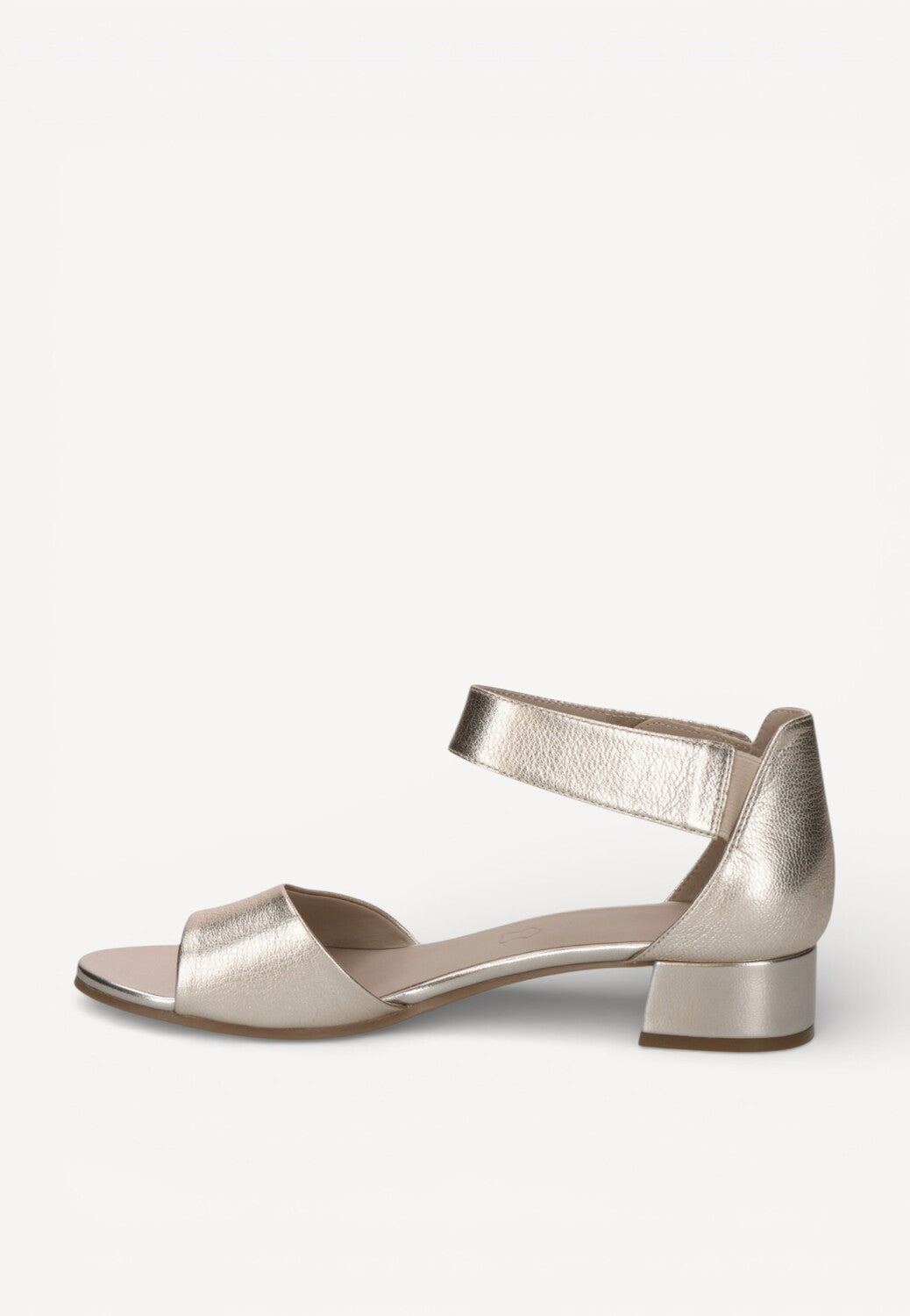 DAMES OPEN SCHOENEN-Goud leer