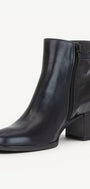 DAMES BOOTS+KORT LAARS-Blauw leer