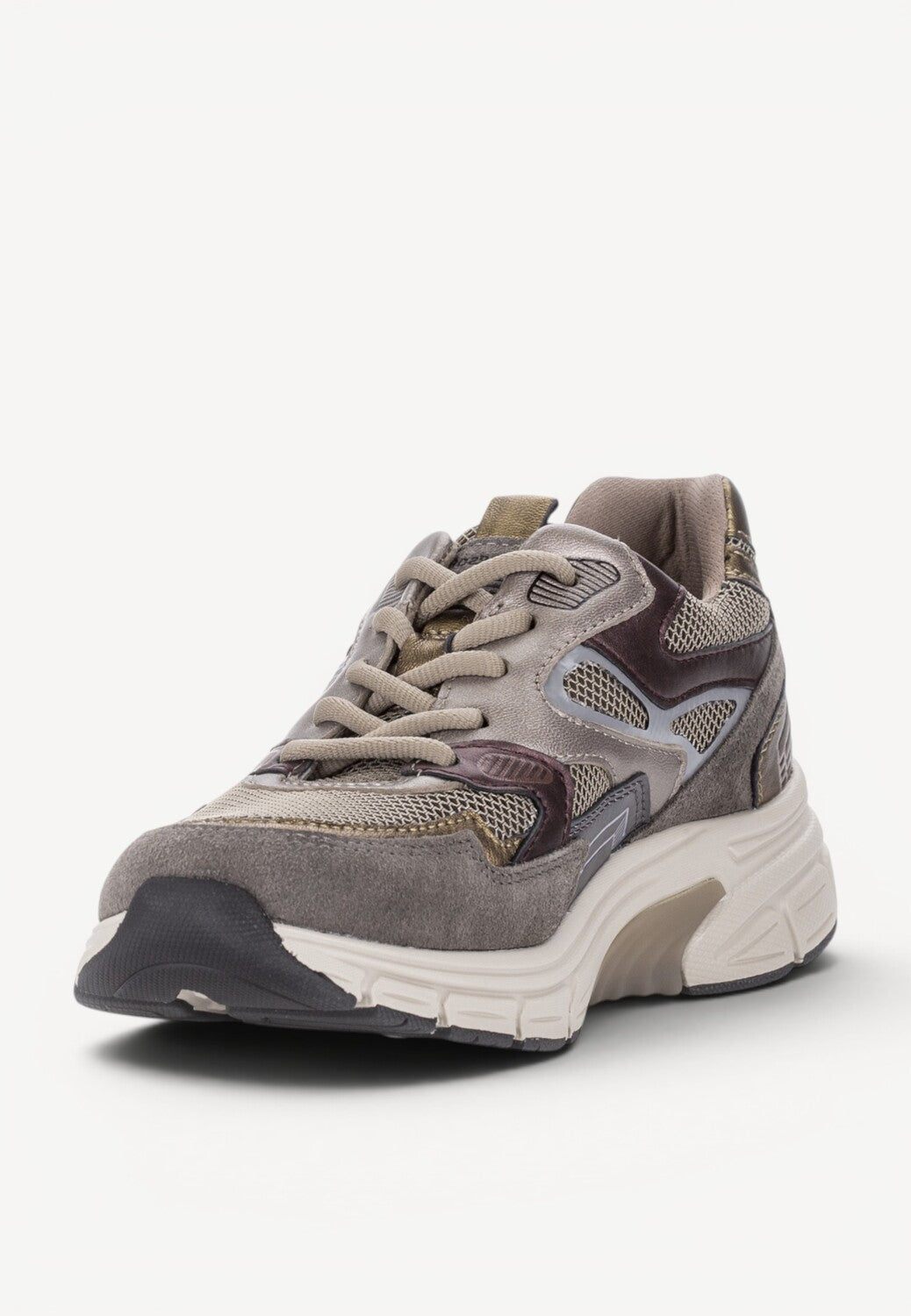 DAMES SPORTIEVE VETERSCHO-Beige combi kleur
