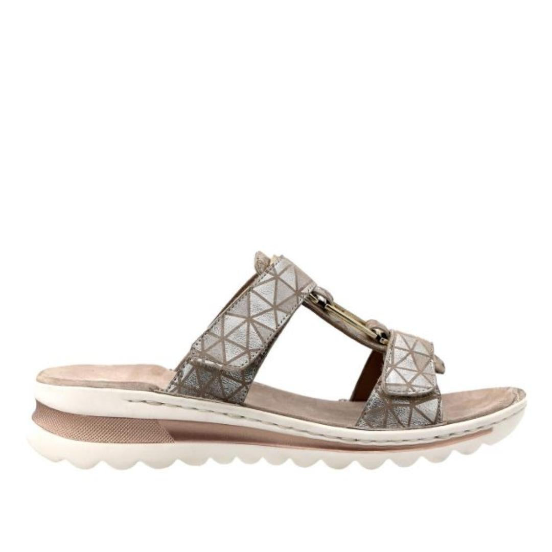 DAMES OPEN SCHOENEN-Goud combi kleur