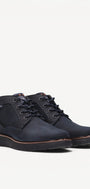 Heren boots-Blauw suède/nubuck