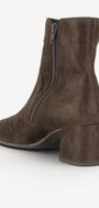DAMES BOOTS+KORT LAARS-Bruin suède