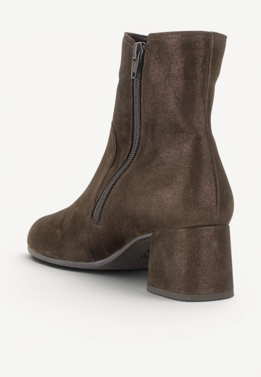 DAMES BOOTS+KORT LAARS-Bruin suède