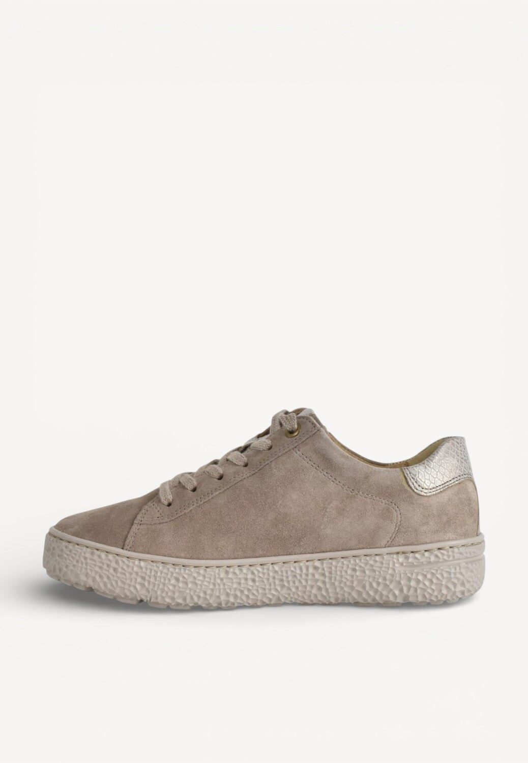 DAMES SPORTIEVE VETERSCHO-Beige suède/nubuck