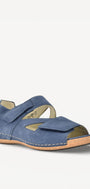DAMES OPEN SCHOENEN-Blauw suède/nubuck