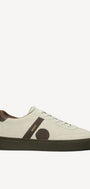 Heren veterschoenen-Beige suède/nubuck