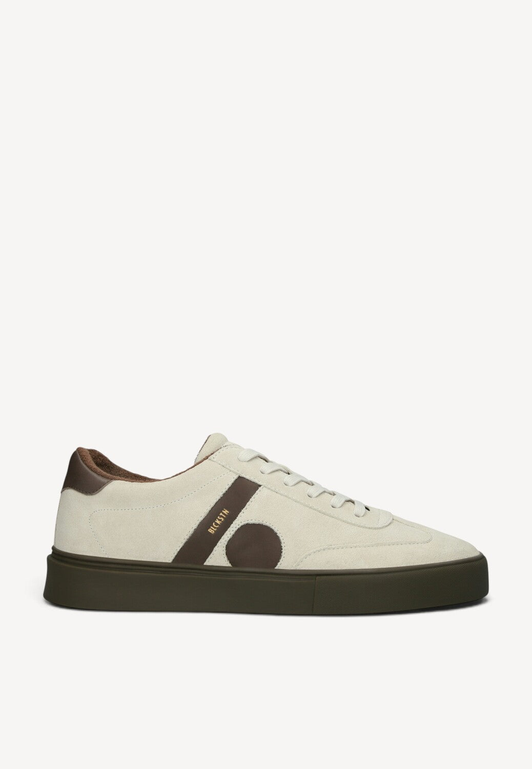 Heren veterschoenen-Beige suède/nubuck