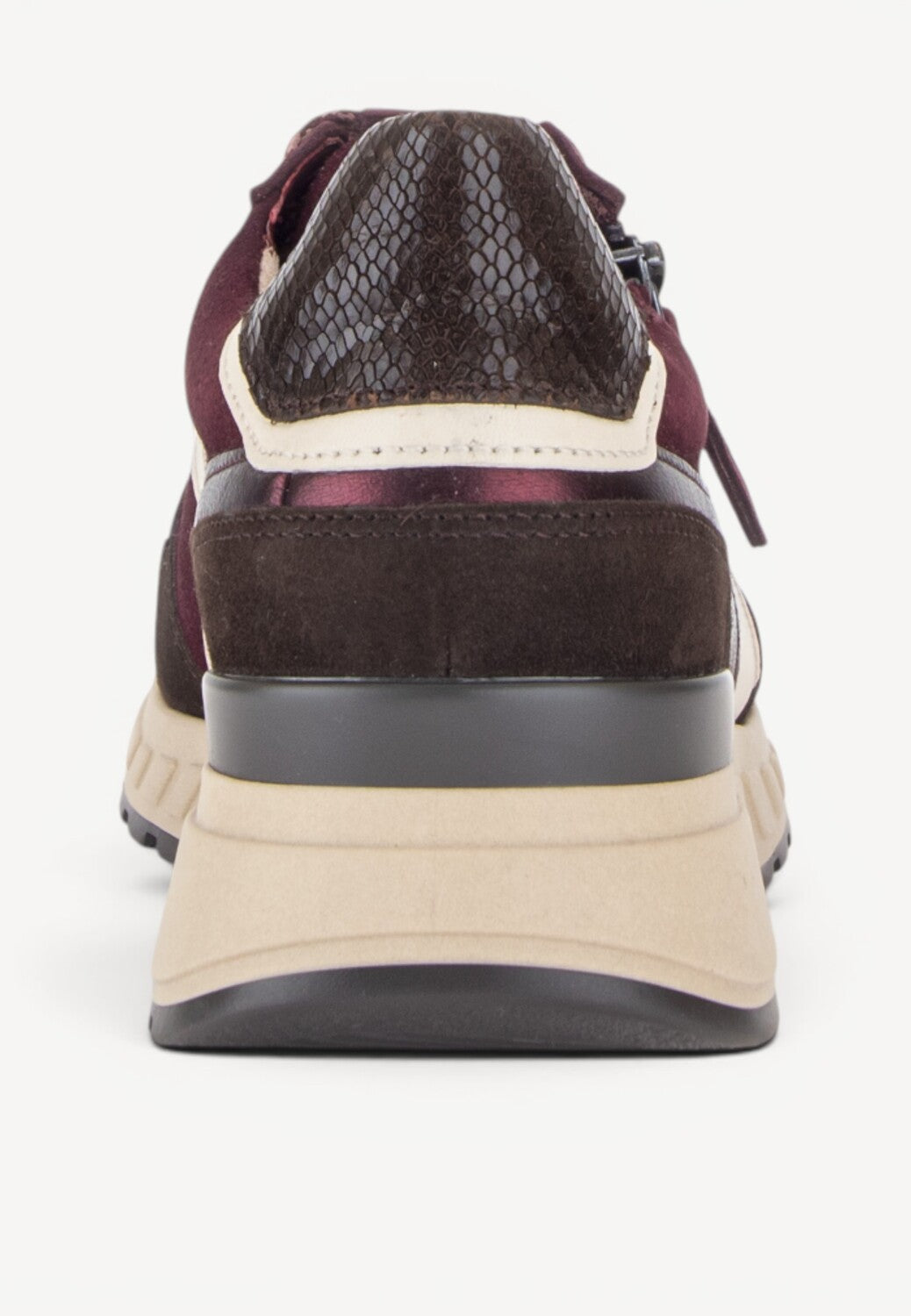 DAMES SPORTIEVE VETERSCHO-Rood suède/nubuck