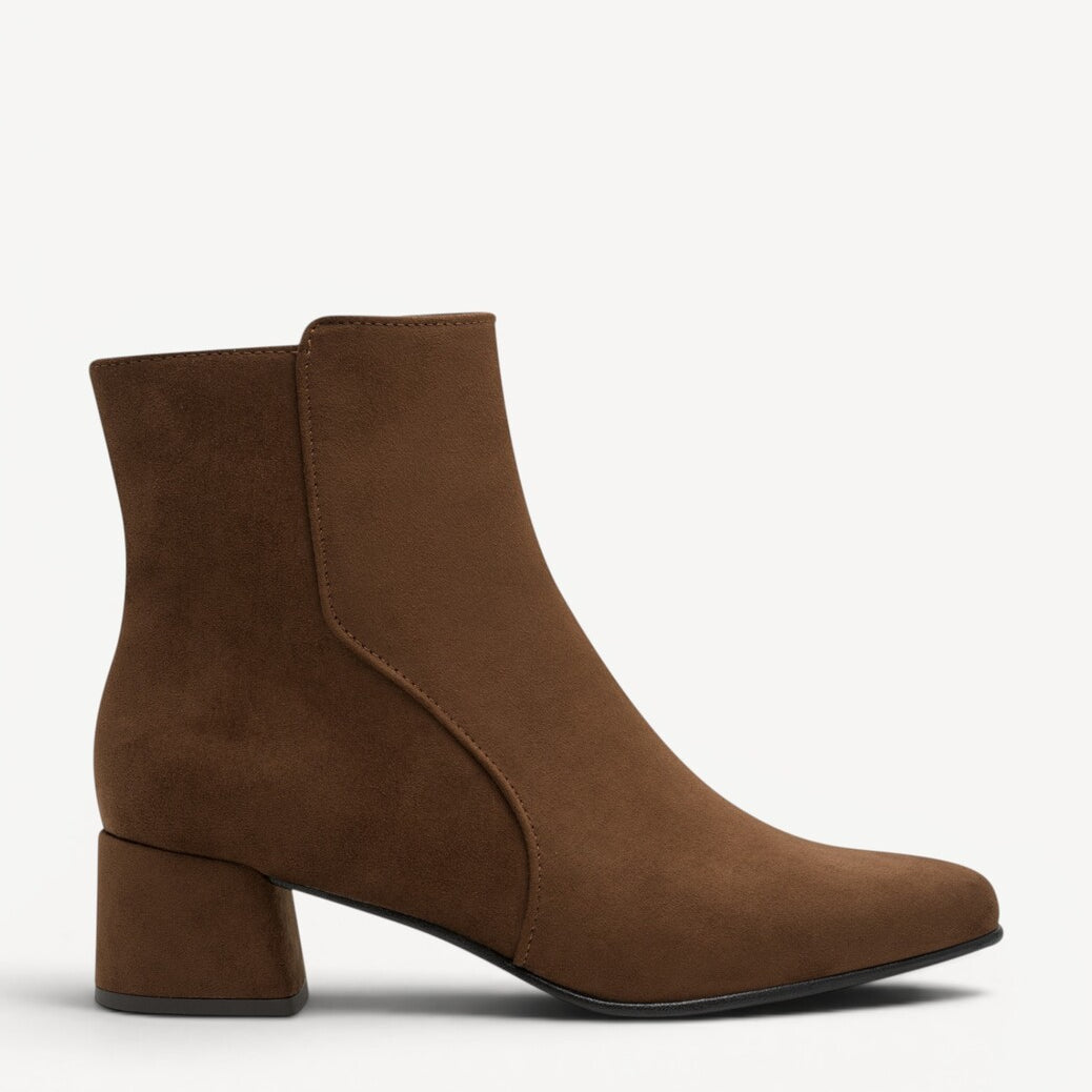 DAMES BOOTS+KORT LAARS-Bruin diversen