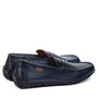 Heren instapper-Blauw leer