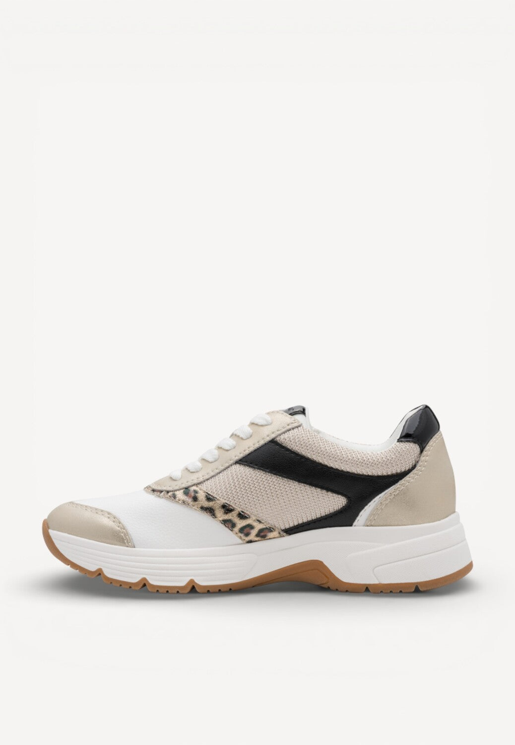 DAMES SPORTIEVE VETERSCHO-Beige combi kleur