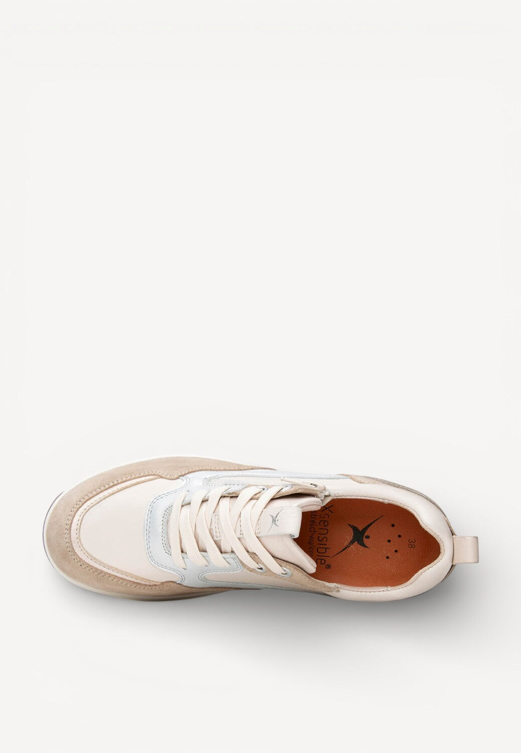 DAMES SPORTIEVE VETERSCHO-Beige combi kleur