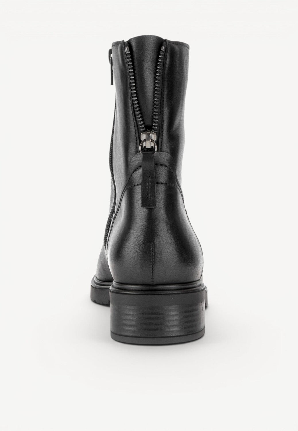 DAMES BOOTS+KORT LAARS-Zwart leer
