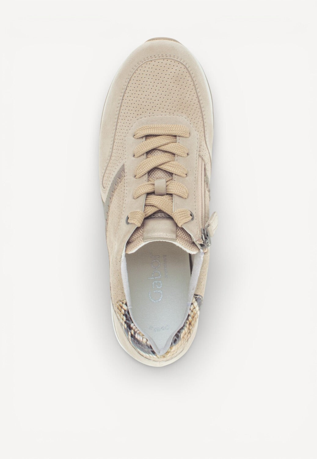 DAMES SPORTIEVE VETERSCHO-Beige suède/nubuck