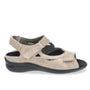 DAMES OPEN SCHOENEN-Beige suède/nubuck