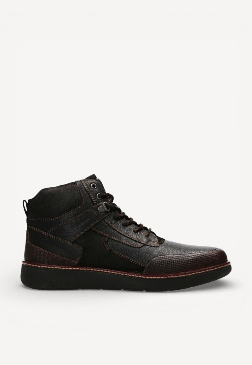 Heren boots-Zwart leer