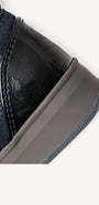 DAMES SPORTIEVE VETERSCHO-Blauw suède/nubuck