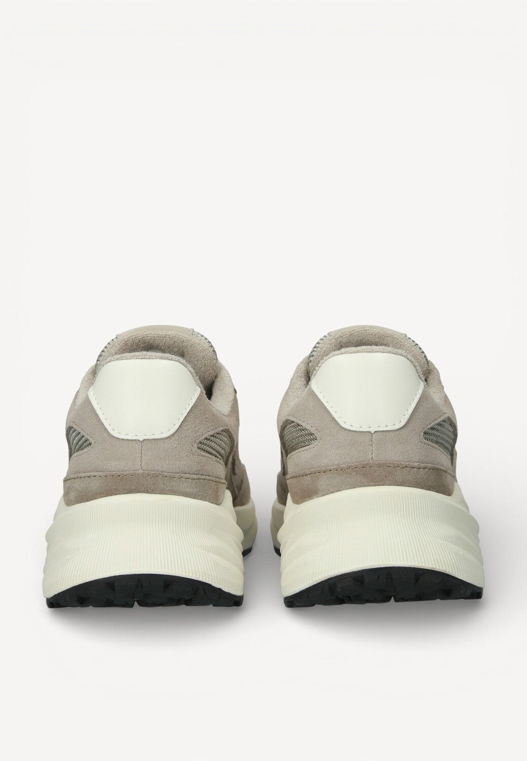 Heren veterschoenen-Grijs suède