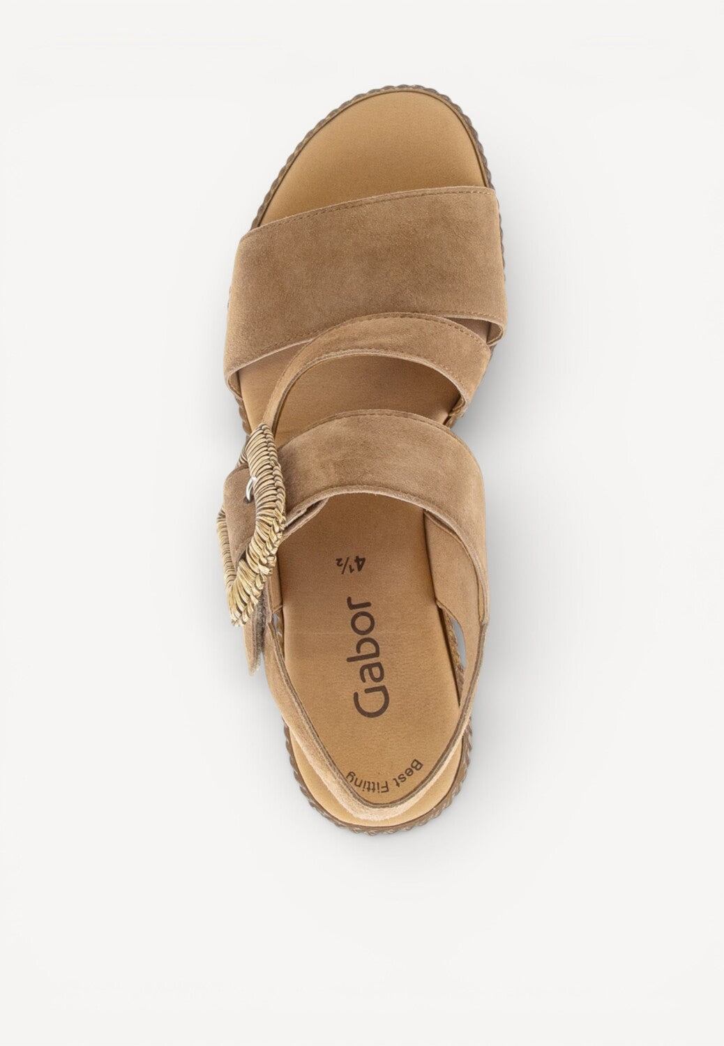 DAMES OPEN SCHOENEN-Bruin suède