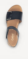 DAMES OPEN SCHOENEN-Zwart leer