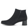 DAMES BOOTS+KORT LAARS-Zwart suède