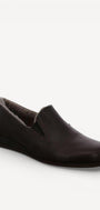 Heren dichte pantoffels-Bruin leer