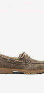 DAMES SPORTIEVE VETERSCHO-Groen suède/nubuck