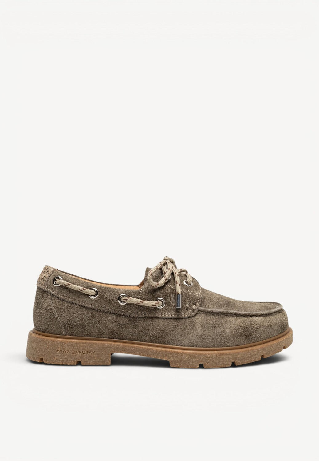 DAMES SPORTIEVE VETERSCHO-Groen suède/nubuck