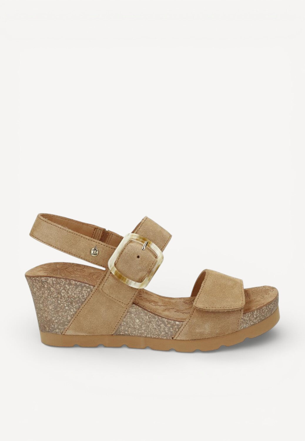 DAMES OPEN SCHOENEN-Beige suède/nubuck