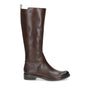DAMESLAARS LANG/HALFHOOG-Bruin leer
