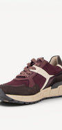 DAMES SPORTIEVE VETERSCHO-Rood suède/nubuck