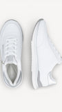 DAMES SPORTIEVE VETERSCHO-Wit leer