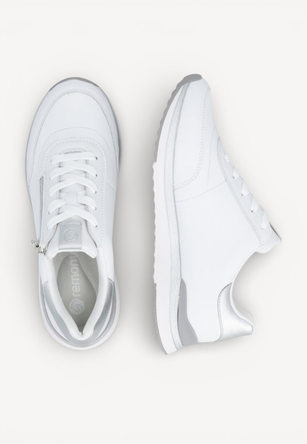 DAMES SPORTIEVE VETERSCHO-Wit leer