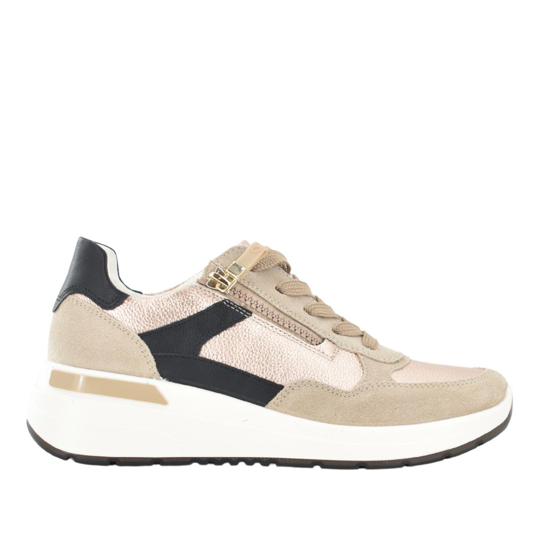 DAMES SPORTIEVE VETERSCHO-Beige combi kleur