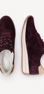 DAMES SPORTIEVE VETERSCHO-Rood suède/nubuck