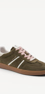 DAMES SPORTIEVE VETERSCHO-Groen suède/nubuck