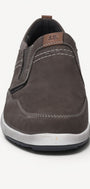 Heren instapper-Beige suède/nubuck