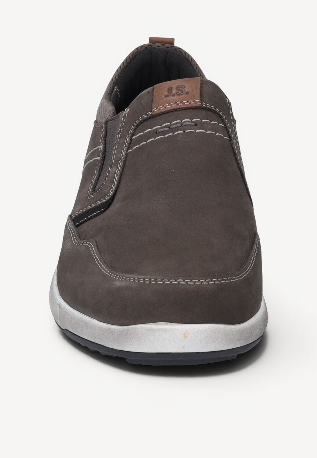 Heren instapper-Beige suède/nubuck