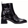 DAMES BOOTS+KORT LAARS-Zwart lak