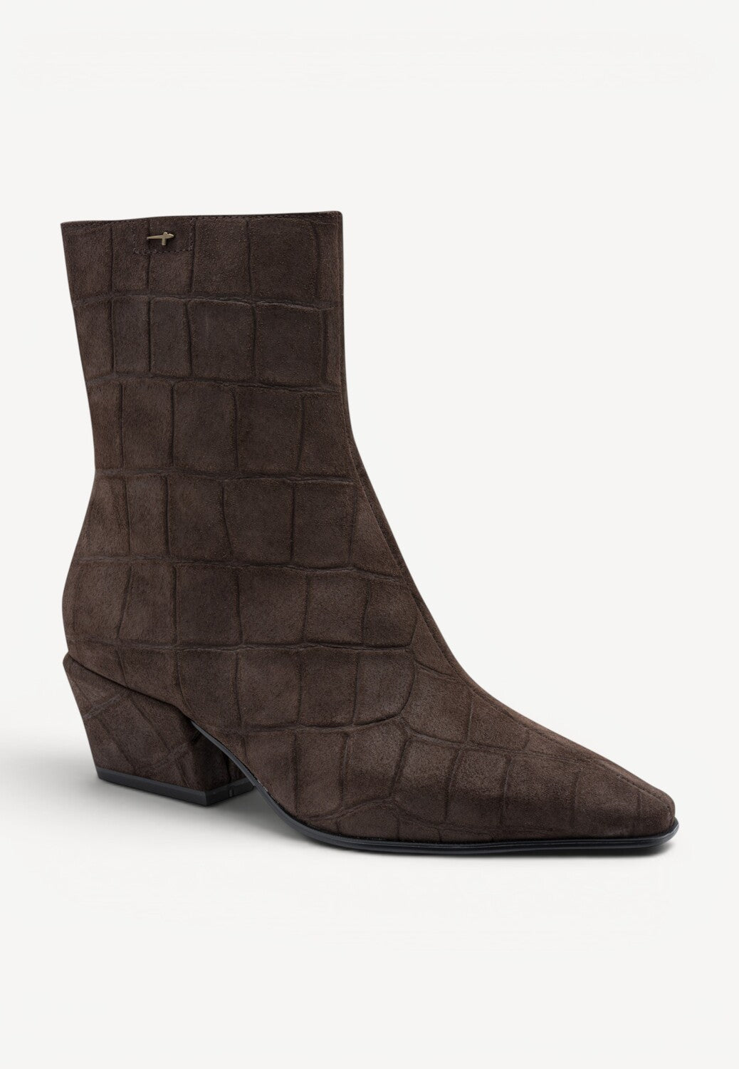 DAMES BOOTS+KORT LAARS-Bruin suède