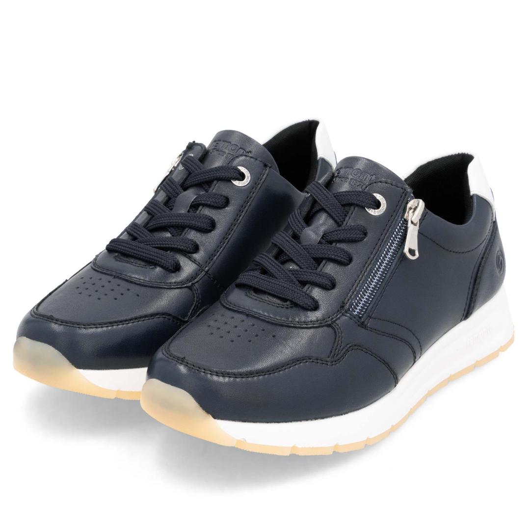 DAMES SPORTIEVE VETERSCHO-Blauw leer