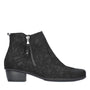DAMES BOOTS+KORT LAARS-Zwart suède