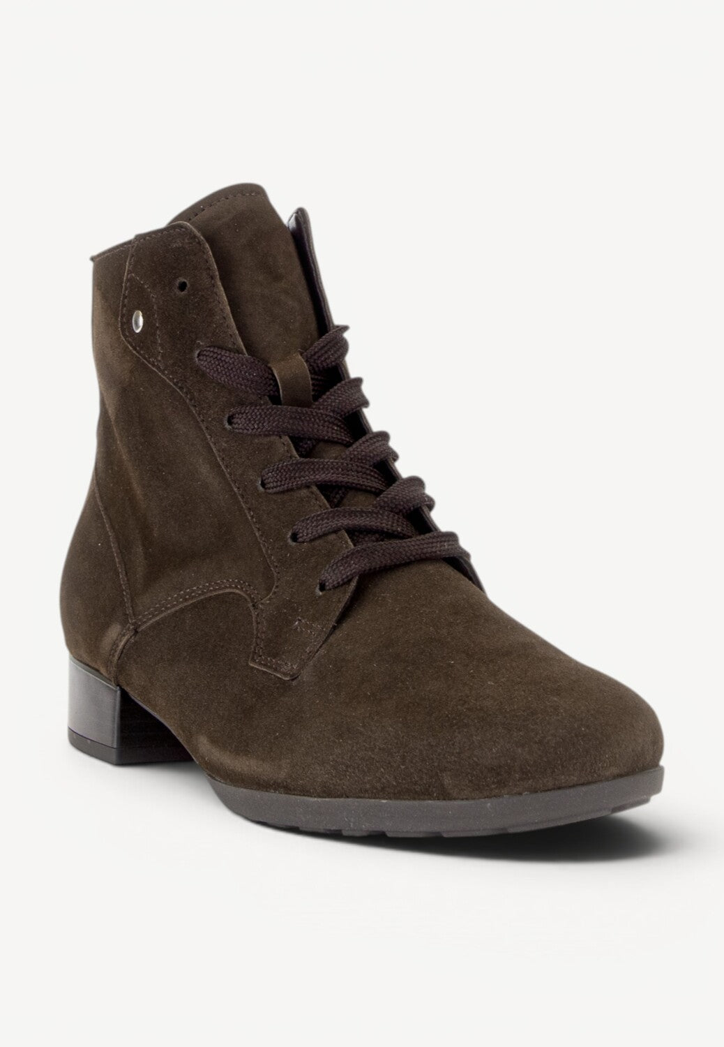 DAMES BOOTS+KORT LAARS-Bruin suède