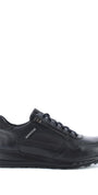 Heren veterschoenen-Zwart leer