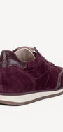 DAMES SPORTIEVE VETERSCHO-Rood suède/nubuck