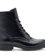 DAMES BOOTS+KORT LAARS-Blauw lak