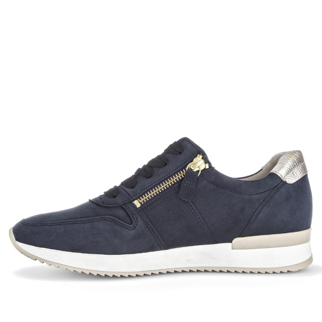 DAMES SPORTIEVE VETERSCHO-Blauw suède/nubuck